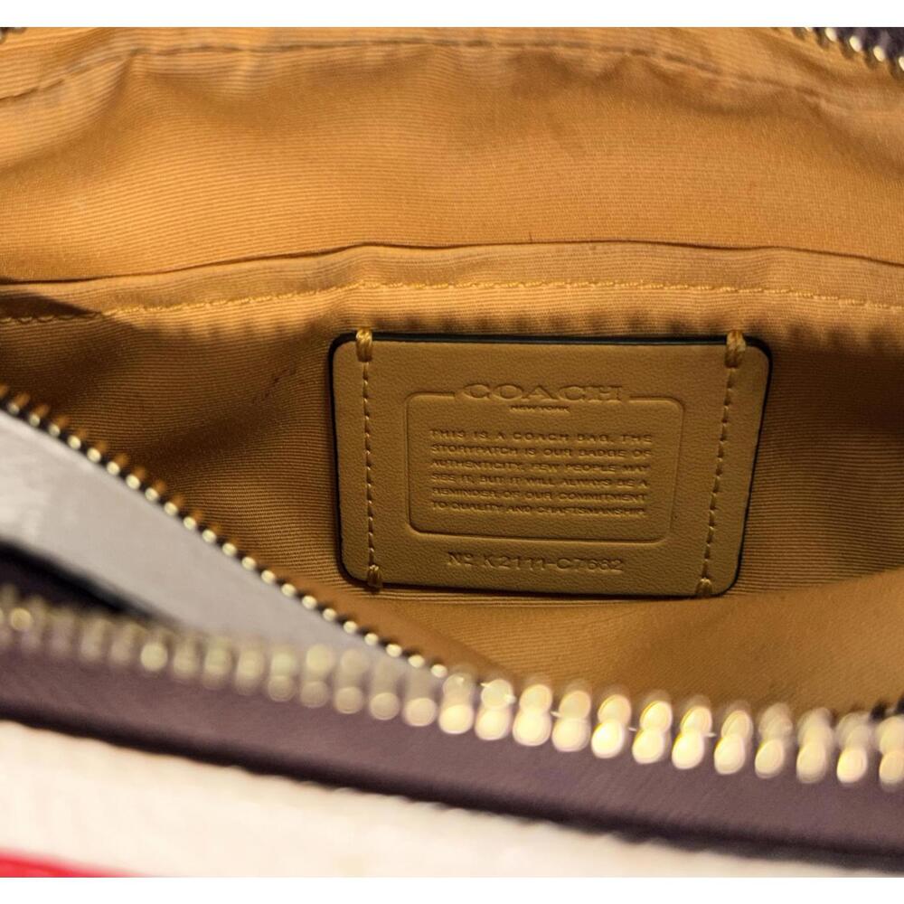 Coach Jes Crossbody In Colorblock Pebble Leather C7682 - Picture 9 of 9